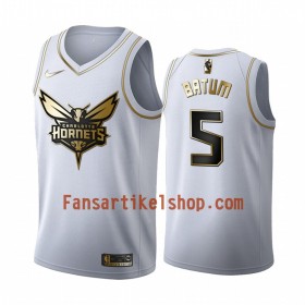 NBA Charlotte Hornets Trikot Nicolas Batum 5 Nike 2019-2020 Weiß Golden Edition Swingman - Herren
